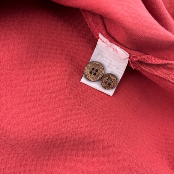 Tommy Bahama Rust Silk Blend Woven Button Front Short-Sleeve Camp Shirt - Picture 7 of 10